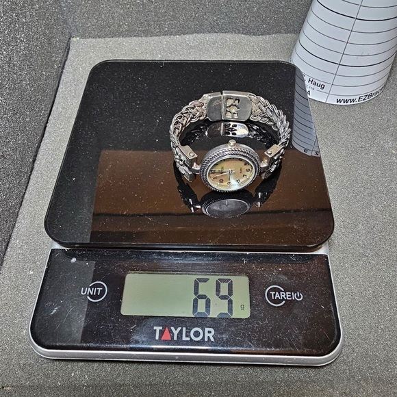 Croton Sterling Silver Case And Bracelet Watch Not Working For Parts Or Repair - Picture 11 of 11